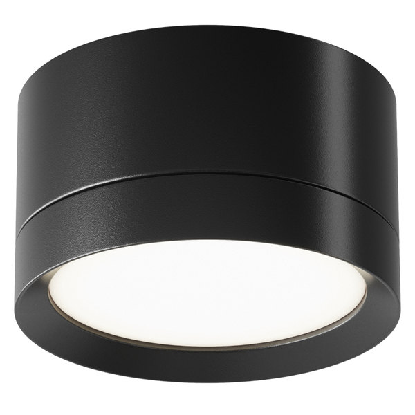 Lampa sufitowa plafon metalowy oczko spot czarny Hoop OUTLET