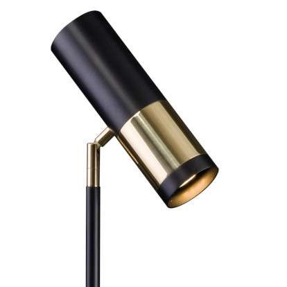 Lampa stołowa KAVOS 0387 tuba regulowana na biurko czarna złota