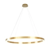 Złota lampa wisząca LED Midway LP-033/1P XL GD Shiny Light Prestige 3000K 65W pierścień 