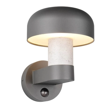 Ogrodowy kinkiet ścienny FRASER 262569178 metalowy IP54 szary