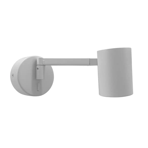 Ścienny kinkiet na wysięgniku Snow LP-731N/1WL WH tubka biała