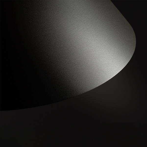 Salonowa lampa zwisowa Zenith 10873 Nowodvorski stożkowa jedwabisty grafit