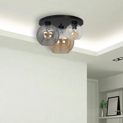 LAMPA sufitowa SOFIA MLP6589 Milagro loftowa OPRAWA szklane kule multikolor