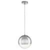 Lampa wisząca szklana kula Flash MP1238-200 chrome Step do jadalni chrom