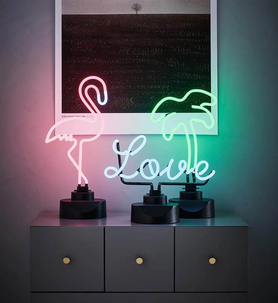 Stołowy napis świetlny neon LOVE miłość LED 6W biała ciepła