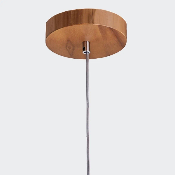 Geometryczna lampa wisząca Physalis QN-PHYSALIS-P-M-TEAK brązowy