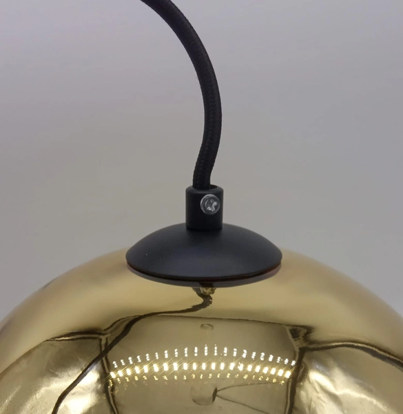 Kulista lampa wisząca Glow ST-9021-S gold Step szkło lustrzane złota