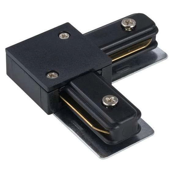 L - ŁĄCZNIK szynoprzewodu PROFILE L-CONNECTOR 9455 Nowodvorski do szyny natynkowej 1-fazowej 230V czarny