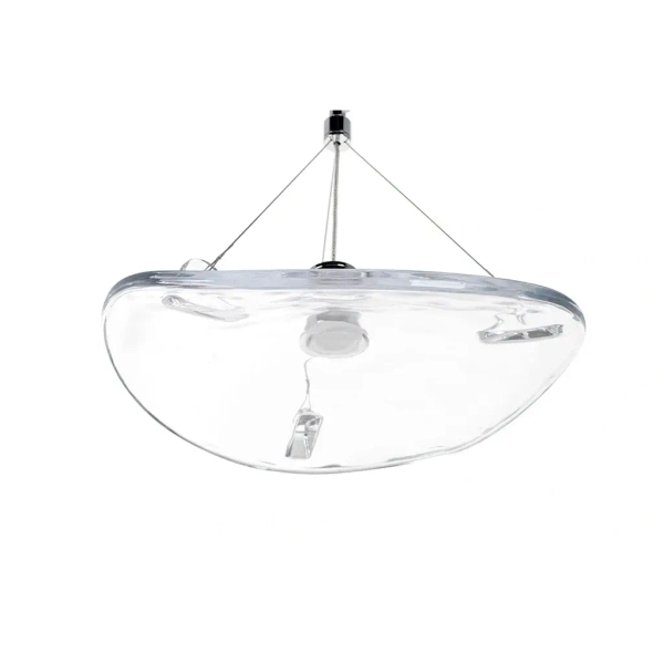 Szklana lampa wisząca AQUA przezroczysta czarna MSE1501100392 1xLED 3W 3000K