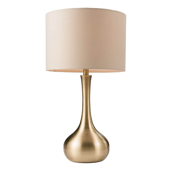 Lampa stołowa ściemnialna dotykowa mosiądz Piccadilly OUTLET