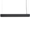 Lampa wisząca na listwie Spark SL.1395 belka podłużna czarna