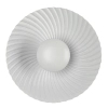Okrągła lampa naścienna Sola LP-0105/1W WH do przedpokoju biały