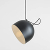 Wisząca lampa pająk Noor 1122E_1 Aldex metalowe klosze czarne