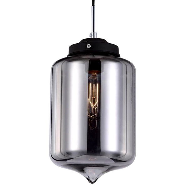 LAMPA wisząca TUBE MDM2095/1 A Italux szklana OPRAWA zwis tuba lustrzana