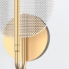 Ścienna lampa art. deco Floriana QN-FLORIANA-1W-NBR 9W 2918K mosiądz