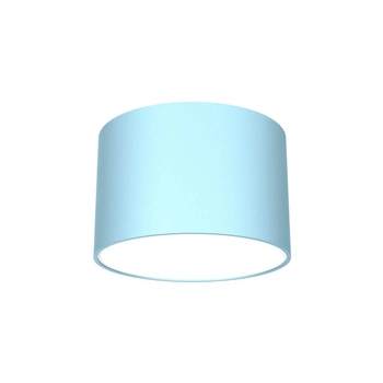 Okrągła lampa sufitowa Dixie metalowy downlight niebieski