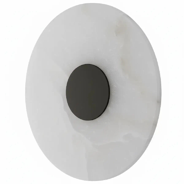 Ledowy kinkiet na ścianę Dalinia WL0114-BK LED 8W 3000K okrągły czarny