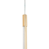 Metalowa lampa wisząca Ombre MSE1501100136 Moosee LED 9,8W podłużna złota