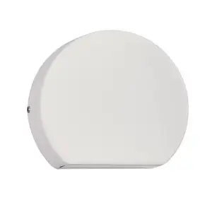 Ścienny zaokrąglony kinkiet zewnętrzny SARDIRA LE75309 LED 4W 3000K IP54 biały