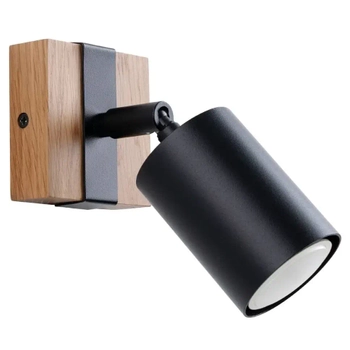 Kinkiet ścienny Fager SL.1343 Sollux z regulacją tubka czarny