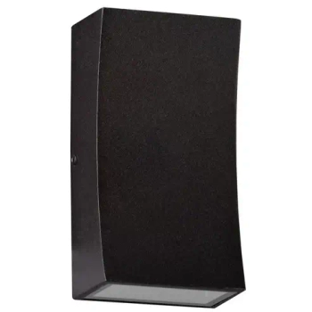 Prostokątna lampa do ogrodu ścienna ZARDUNA LE75223 LED 6W 3000K IP65 antracyt
