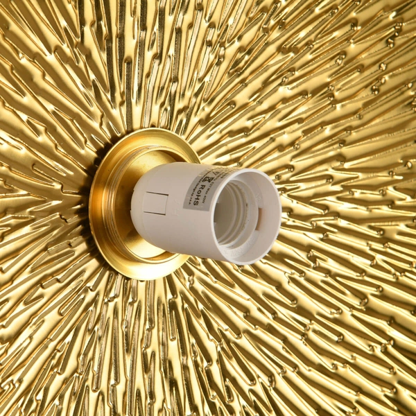 Naścienna lampa do sypialni SUN ST-FB230946-D35 metalowa złota biała