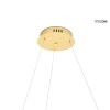 Modernistyczna lampa wisząca WAVES złota MSE1501100592 1xLED 41W 3000K falista