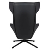 Welurowy fotel obrotowy Vita Velvet MSE011000309.41 czarny