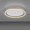 Ściemnialna lampa sufitowa Ritus 15391-60 Just Light LED 20W 3000K nad łóżko złota