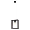 Wisząca lampa do salonu Aries SL.1311 Sollux pojedyncza wenge