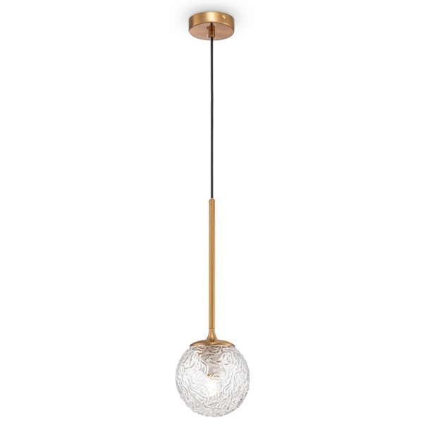 Lampa wisząca kulista Ligero MOD061PL-01BS1 ball mosiądz