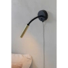Lampa ścienna Jolie 108502 Markslojd tubka rurka mosiądz czarna