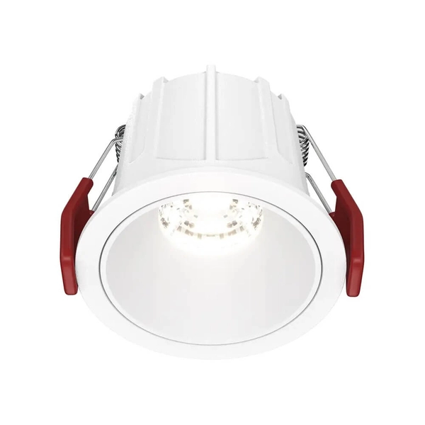 Okrągła lampa sufitowa Alfa DL043-01-10W4K-D-RD-W Maytoni LED 10W 4000K wpuszczana biały