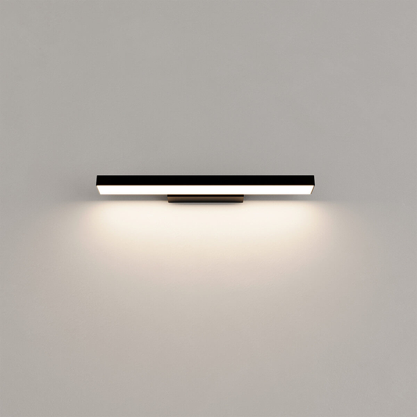 Lampa ścienna Aqua LP-987/1W S BK LED 12W 3000-6000K IP44 czarny