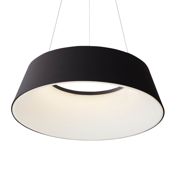 Lampa wisząca klosz Emma AZ5094 LED 60W 3000-6500K zwis czarna
