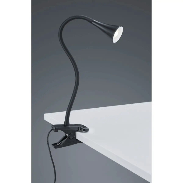Nowoczesna lampa biurkowa VIPER R22398102 czarna LED 3W 3000K