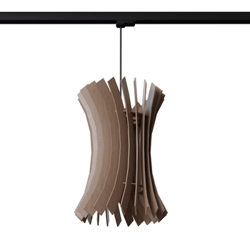 3-fazowa lampa wisząca do systemu szynowego ORIANA MYL.00485 drewniana