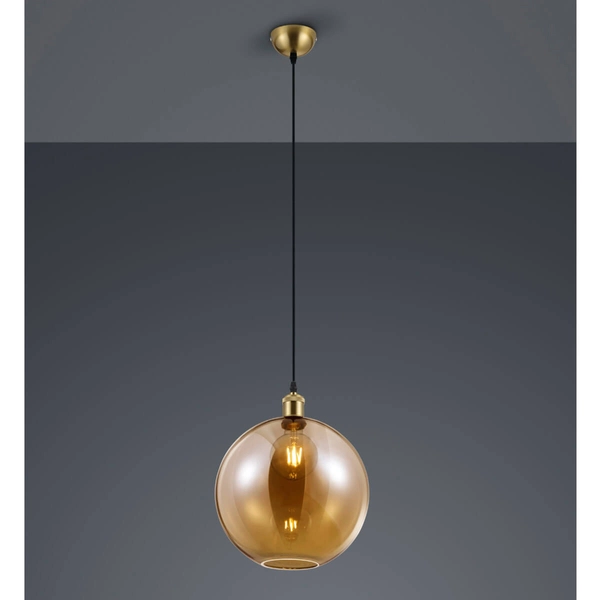 Wisząca lampa Dino R30771004 RL Light zwis bańka bursztynowa