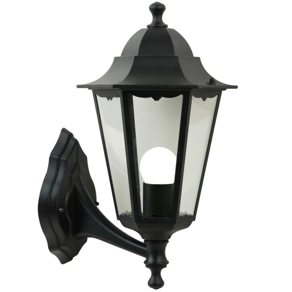 Ścienna lampa elewacyjna na zewnątrz Cardiff 74371003 IP44 latarnia czarny