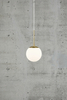 Lampa wisząca Grant 2010553035 Nordlux kula ball biała