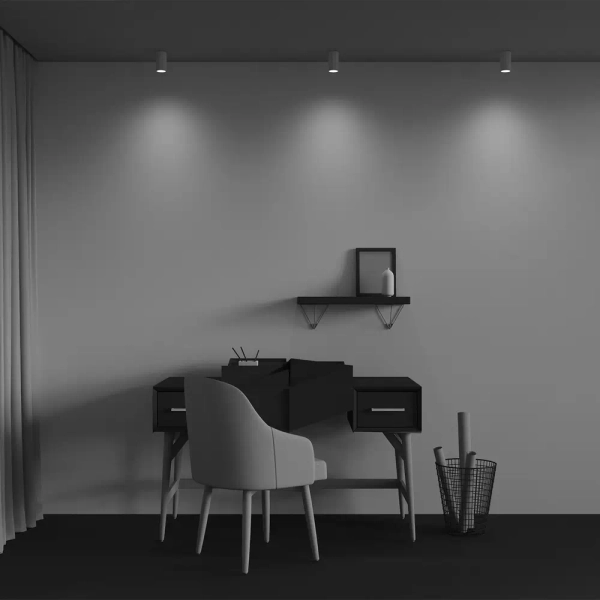 Sufitowa lampka tubka Calipso C106CL-01-GU10-W biała