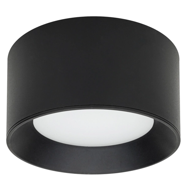 Okrągła lampa sufitowa Sirius WG-606A/BJ-WW/MULTI Italux LED 13W 3000-4000K IP44 czarna