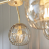 Lampa wisząca Dimple 91969 Endon szklane kule balls nad stół złote