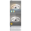 Wentylator z lampą LED Horacio czarny biały 71009 67W 3000-6000K CCT z pilotem