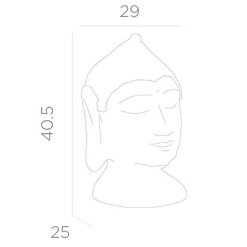 Podłogowa lampa Goa LUMGA040OFNW LED 7W 6000K IP65 Buddha biała