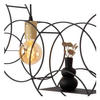 Wisząca lampa okręgi Circle 21425/03/30 nad stół złota czarna
