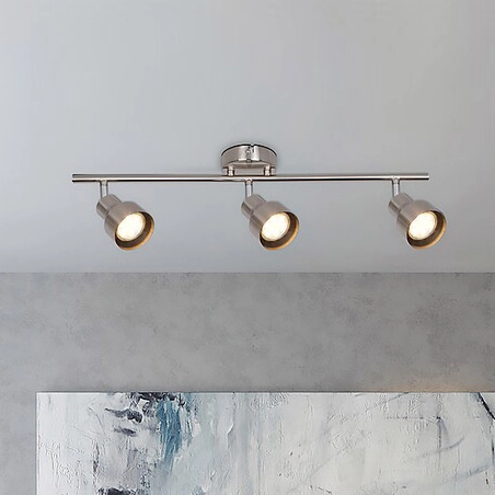 Sufitowa lampa regulowana Blake 3185 3-punktowy plafon do biura chrom