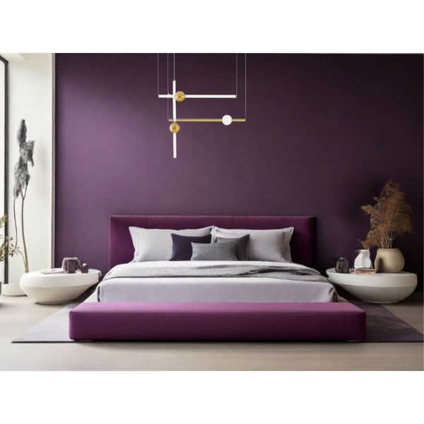 Designerska lampa wisząca IGUALA LE42764 do salonu LED 10W 3000K złota