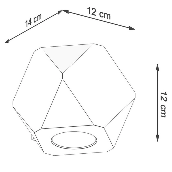 Drewniana lampa ścienna SL.1008 ekologiczny kinkiet do holu