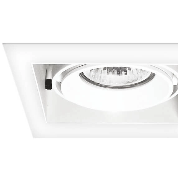 Minimalistyczna lampa wpuszczana Merano LP-2790/1RS WH frame sufitowa biała